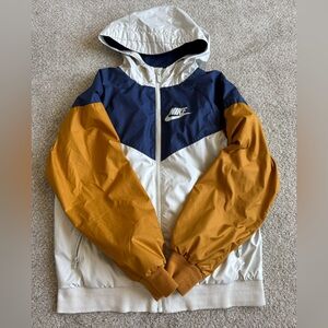 Nike Boys Kids Colorblock Windbreaker Jacket Sz M 10/12